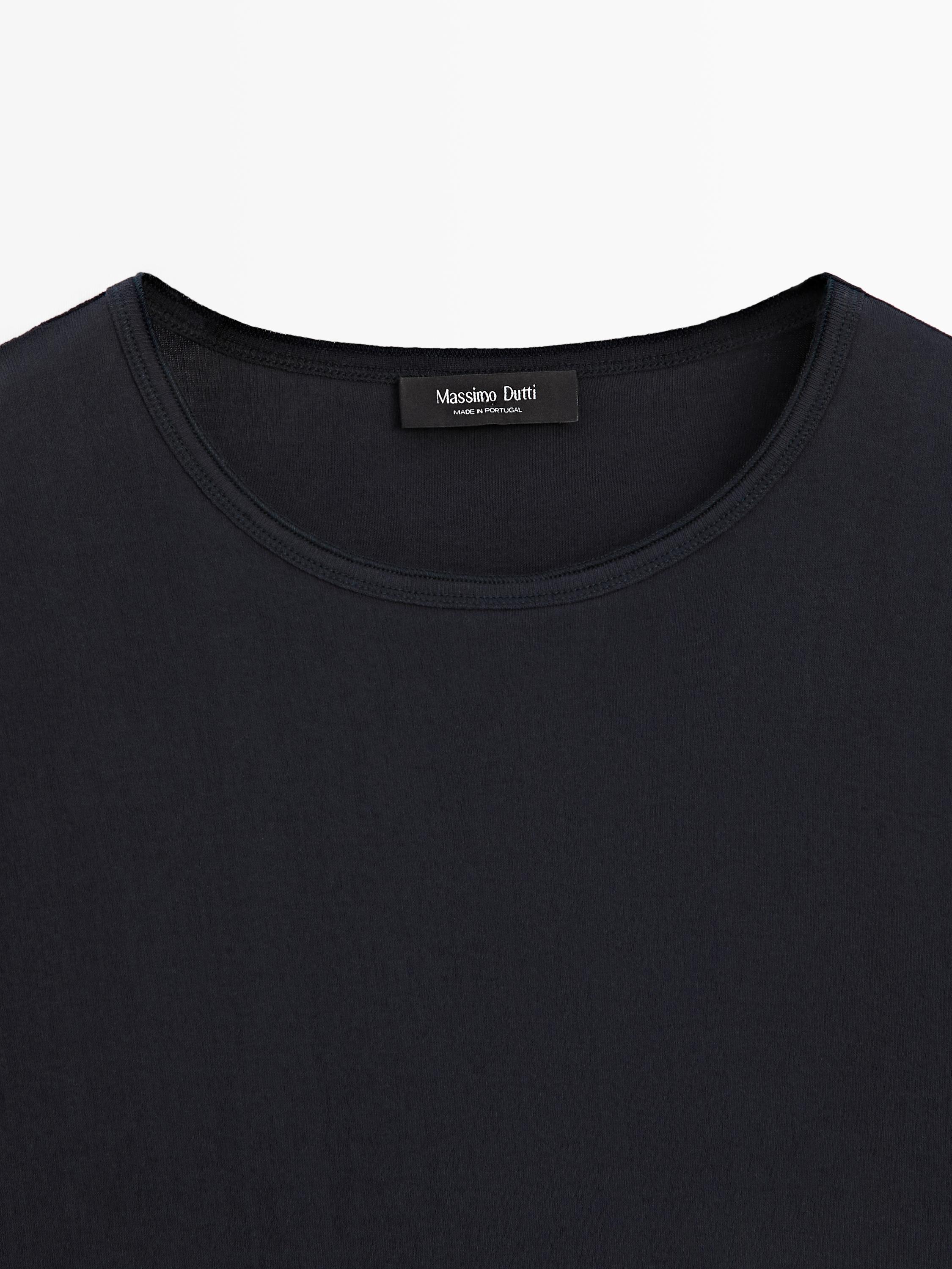 T-shirt en coton mélangé